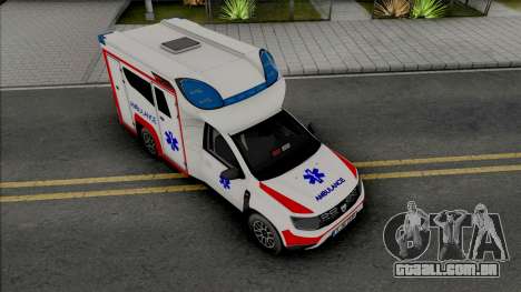 Dacia Duster 2020 Ambulance para GTA San Andreas