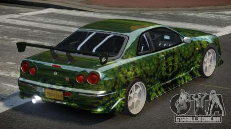 Nissan Skyline R34 GT-R PSI PJ10 para GTA 4