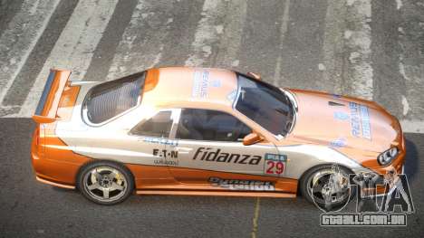 Nissan Skyline R34 GST Racing L5 para GTA 4