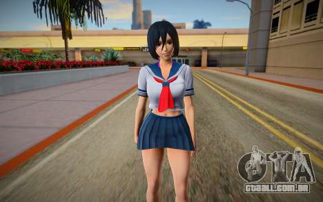 Mikasa Ackerman Sailor School para GTA San Andreas