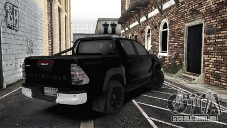 Toyota Hilux 2021 invencível Exclusive para GTA San Andreas
