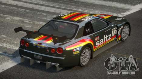 Nissan Skyline R34 G-Custom L1 para GTA 4