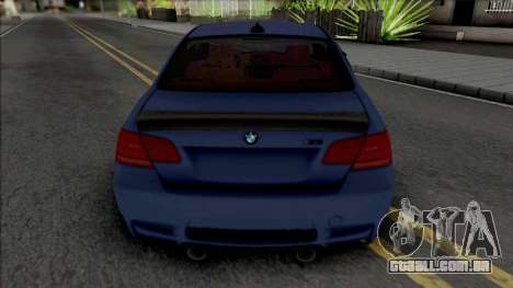 BMW M3 E92 EnesGarage para GTA San Andreas