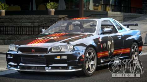 Nissan Skyline R34 GST Racing L2 para GTA 4