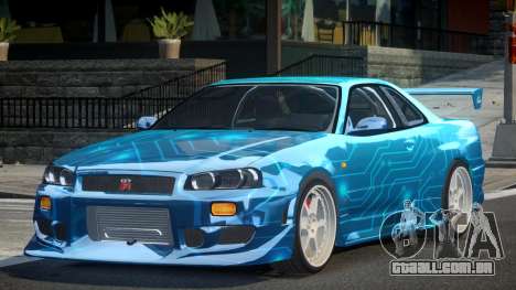 Nissan Skyline R34 GT-R PSI PJ1 para GTA 4