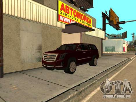 Cadillac Escalade 2019 final para GTA San Andreas