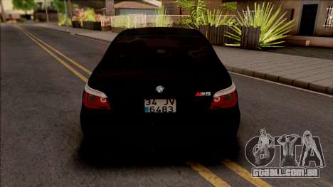 BMW M5 E60 Mafia para GTA San Andreas