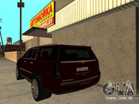 Cadillac Escalade 2019 final para GTA San Andreas