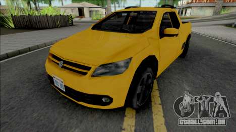 Volkswagen Saveiro G5 Yellow para GTA San Andreas
