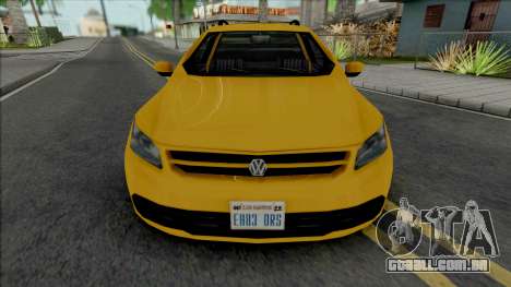 Volkswagen Saveiro G5 Yellow para GTA San Andreas