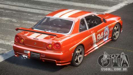 Nissan Skyline R34 GST Racing L9 para GTA 4