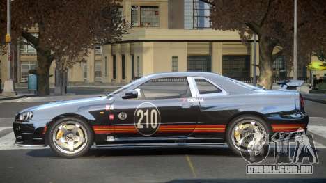 Nissan Skyline R34 GST Racing L2 para GTA 4