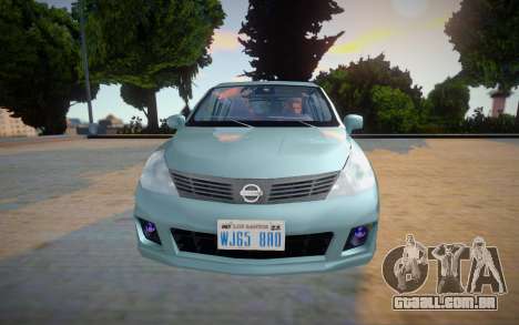 Nissan Tiida 2012 - Improved v2 para GTA San Andreas