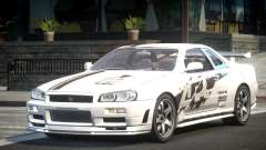 Nissan Skyline R34 GST Racing L3 para GTA 4