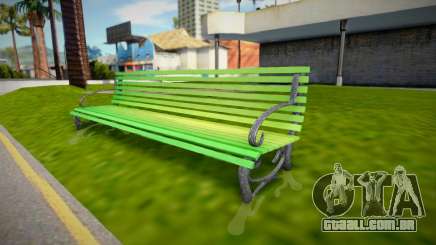 Park bench para GTA San Andreas