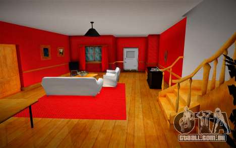 A nova casa de C.J. (interior) para GTA San Andreas