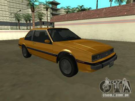 Chevrolet Cavalier Coupe 1988 para GTA San Andreas