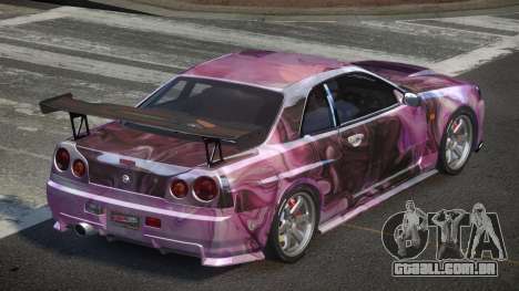 Nissan Skyline R34 BS U-Style PJ9 para GTA 4