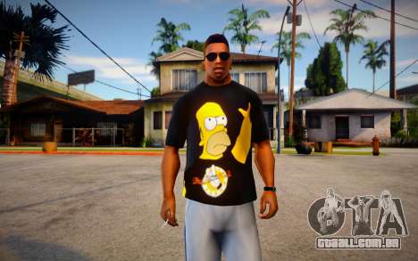Homer T-Shirt para GTA San Andreas