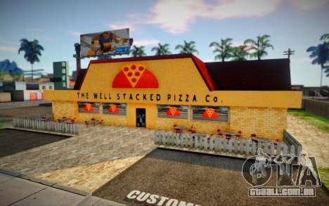 Nova textura de uma pizzaria em Edelwood para GTA San Andreas