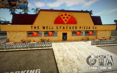 Nova textura de pizzaria em Edlewood para GTA San Andreas