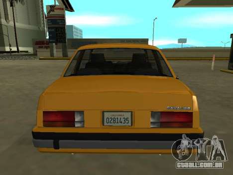 Chevrolet Cavalier Coupe 1988 para GTA San Andreas