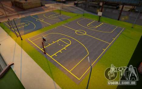 Quadra de basquete renovada para GTA San Andreas