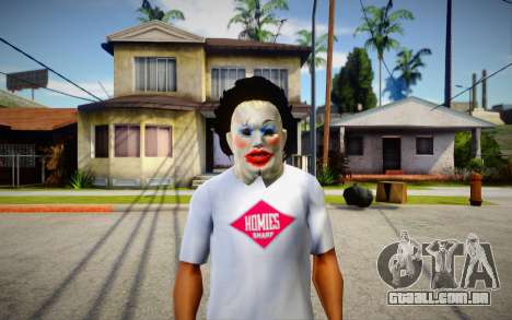 Lady - Leatherface Mask para GTA San Andreas