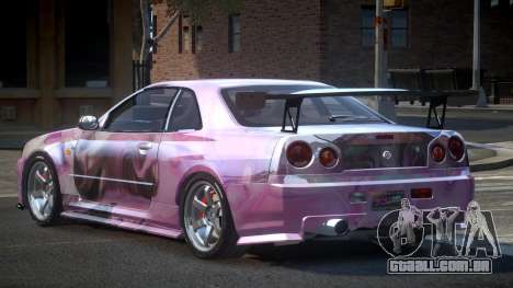 Nissan Skyline R34 BS U-Style PJ9 para GTA 4