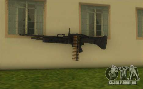 M60 Short barrel No heatshield Ammo Belt para GTA Vice City