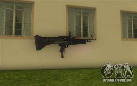 M60 Short barrel No heatshield Ammo Belt para GTA Vice City