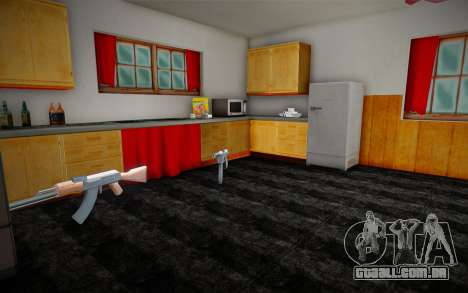 A nova casa de C.J. (interior) para GTA San Andreas