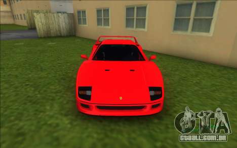 Ferrari F40 (Good car) para GTA Vice City