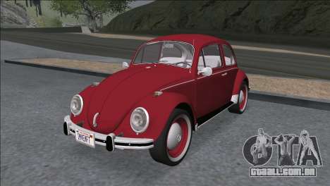 Volkswagen Beetle (Fusca) 1300 1971 - Brazil para GTA San Andreas