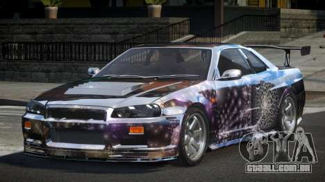 Nissan Skyline R34 BS U-Style PJ5 para GTA 4