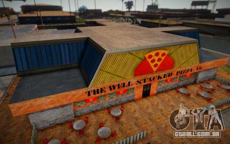 HQ The Well Pizza Stacked Co. 1.0 para GTA San Andreas