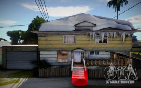 Winter CJ House para GTA San Andreas