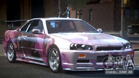 Nissan Skyline R34 BS U-Style PJ9 para GTA 4