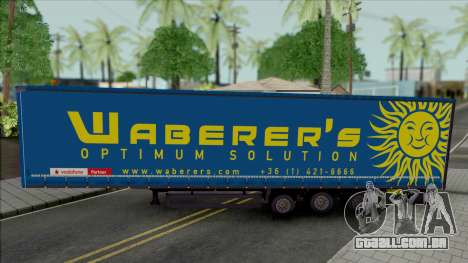 Trailer Waberers para GTA San Andreas