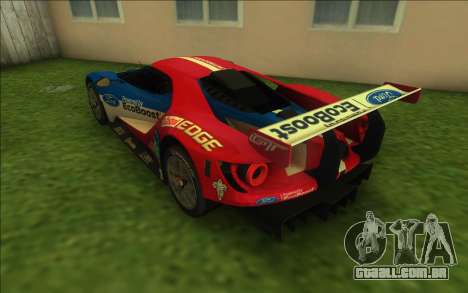 Ford Racing GT Le Mans Racecar para GTA Vice City