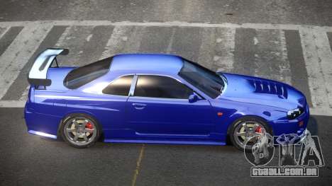 Nissan Skyline R34 BS U-Style para GTA 4