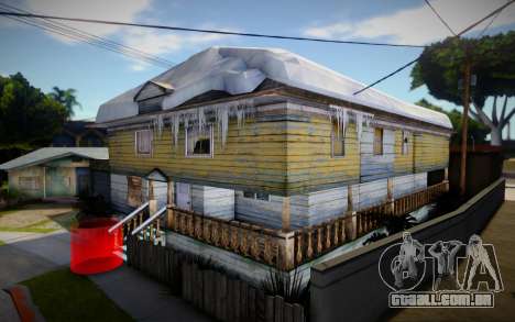 Winter CJ House para GTA San Andreas