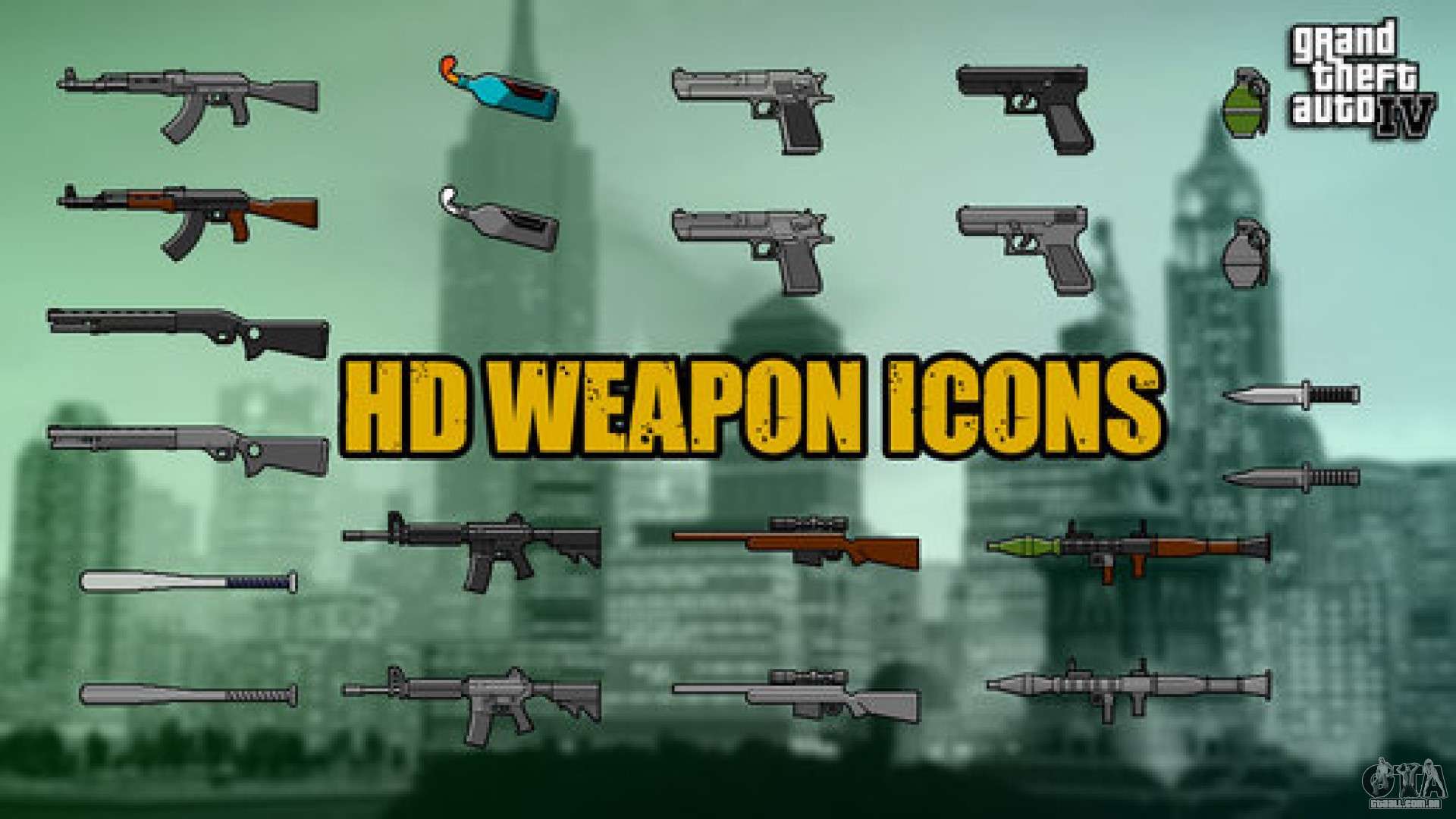 Armas do GTA IV para GTA San Andreas