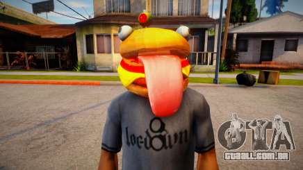 Fortnite Durr Burger Mask for Cj para GTA San Andreas
