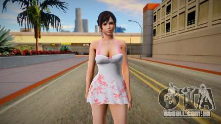 Kokoro White Flower Dress para GTA San Andreas