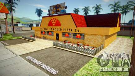 Nova textura de pizzaria em Edlewood para GTA San Andreas