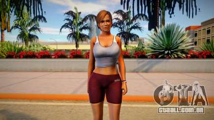 DOA6 Lisa Hamilton Energy Up Training Wear para GTA San Andreas