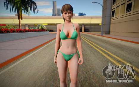 DOAXVV Hitomi Normal Bikini para GTA San Andreas