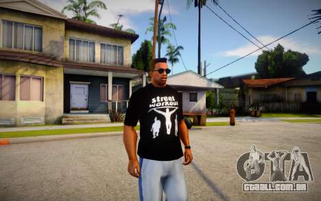 T-shirt Street Workout para GTA San Andreas