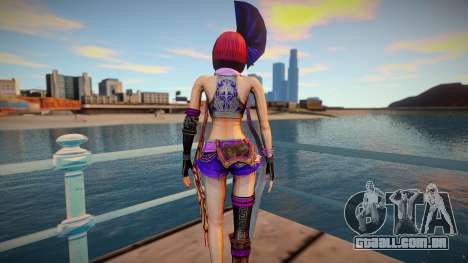 Gracia Warriors Orochi 3 Outfit para GTA San Andreas